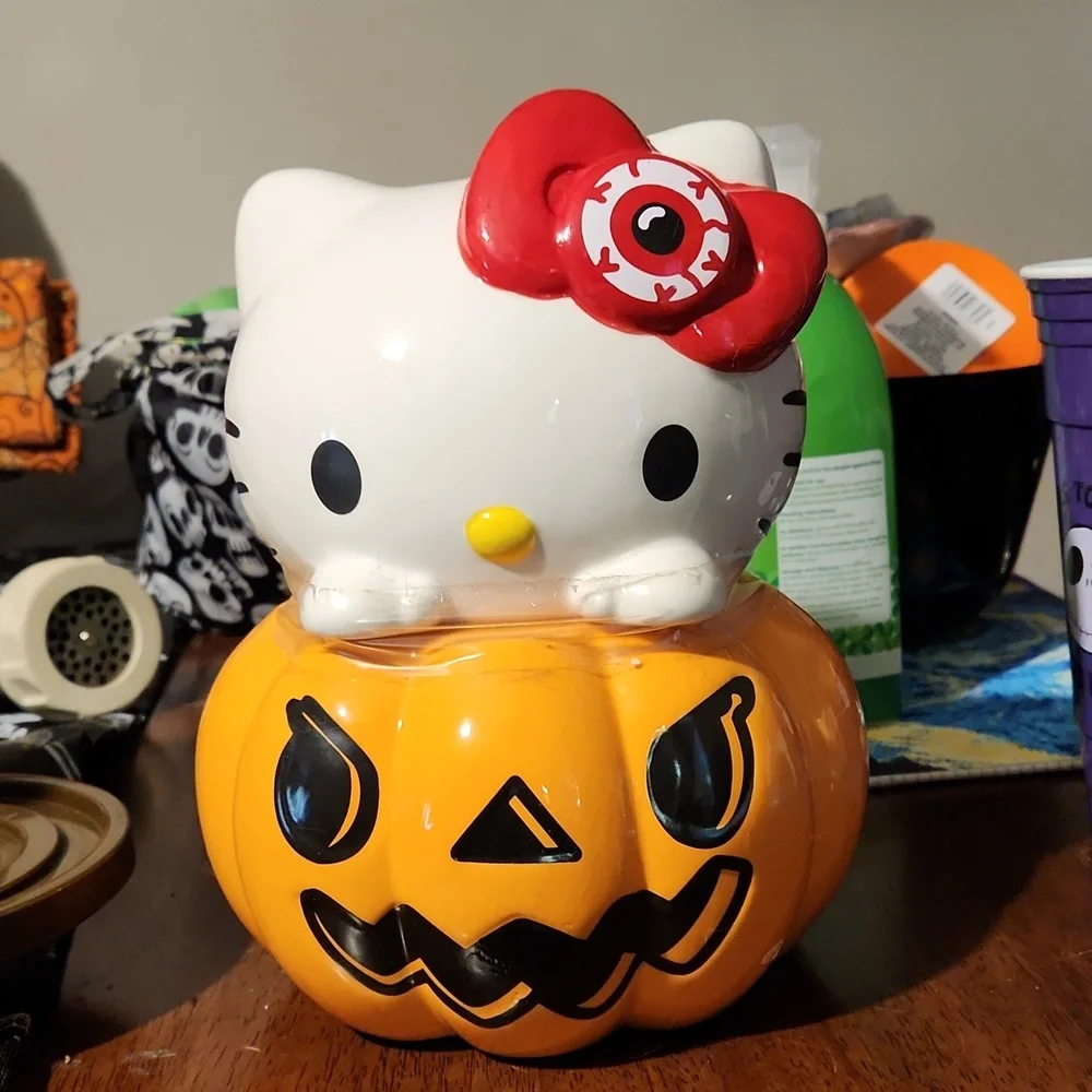 Sanrio Hello Kitty Pumpkin Cookie Jar